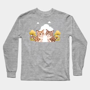 Youthful Siamese Charm Long Sleeve T-Shirt